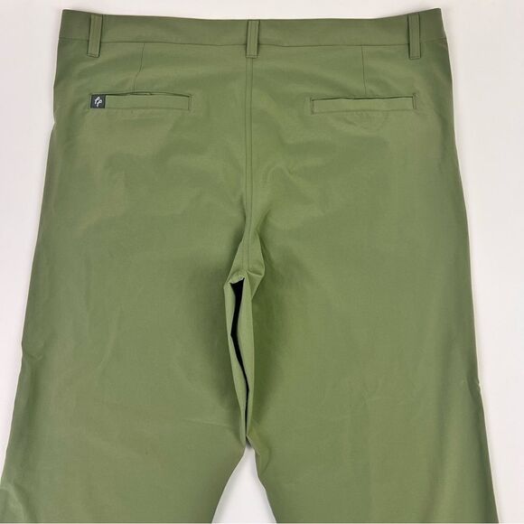 Free Fly Men's Performance Stretch Wicking Tech Chino Nomad Pants 40/32 Green - Picture 4 of 9